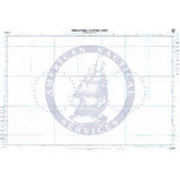 British Admiralty Nautical Chart D6333: Lat. 36° to 39° N. and S. 920 x 605mm